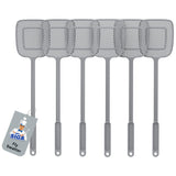 MR.SIGA 6 Pack Minimalist Fly Swatter, Clean Line Handheld Bug Swatter with Hanging Loop for Intentional Spaces