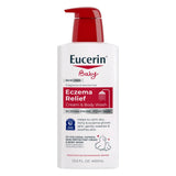 Eucerin Baby Eczema Relief Cream Wash – Gentle Bath Time Solution for Kids with Reactive Skin
