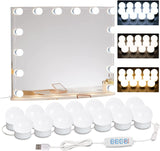 LuminGlow Quiet Design Mirror Lights – Neutral Tone Strip with Hidden Cable, Less Is More Lighting Solution