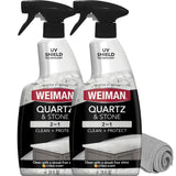 Weiman Quartz Countertop Cleaner & Polish – UV-Protected Finish for Sunlit Countertops and Open-Concept Living