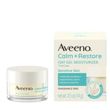 Aveeno Calm + Restore Oat Gel – Fragrance-Free & Paraben-Free Face Cream for Safe Daily Use