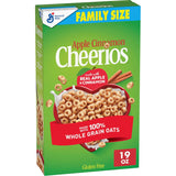 Apple Cinnamon Cheerios, Gluten Free Breakfast Cereal Kids Love with Cinnamon Apple Flavor, School Lunch Pack