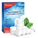Vacplus Automatic Toilet Tablets for Designer Ensuite Bathroom, Hidden In-Tank Cleaning That Preserves a Clean Bathroom Aesthetic