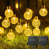Brightown Solar String Lights – Simple 8 Mode Globe Lights for Uncluttered Backyard and Garden Design