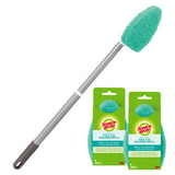 Scotch-Brite Extendable Tub & Tile Scrubber Kit – Practical Holiday Gift for Mom and Grandma, Back-Saving Bathroom Scrubber