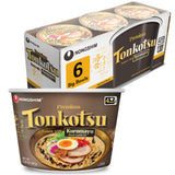 Nongshim Tonkotsu Ramen Kuromayu Noodle Big Bowl, 3.56 Ounce (Pack Of 6) – Comforting Tonkotsu Bowl for Wind-Down Evenings at Home