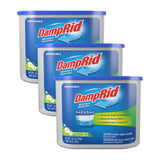 DampRid Fragrance Free Disposable Moisture Absorber 10.5 oz 3 Pack – Electric-Free Basement Dehumidifier for Worry-Free Coverage