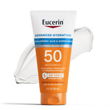 Eucerin Sun Advanced Hydration SPF 50 – Clean Formula Sunscreen for Uncluttered Daily Routines