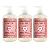 Mrs. Meyer's Clean Day Rose Hand Soap – Aloe & Olive Oil Hydrating Wash for Mindful Evening Handcare