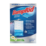 DampRid Moisture Absorber Bags 3 Pack – Linen Closet Odor Control for a Fresher-Smelling Bedroom