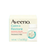 Aveeno Calm + Restore Face Cream – Mindful Morning Skincare for Redness-Prone Skin, Fragrance-Free 1.7 oz