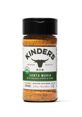 Kinder's Organic Santa Maria Rub – Smoker Pit Seasoning for Wood-Fired Tri-Tip and Ribs