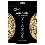 Wonderful Pistachios In Shell Seasoned Salt – Crowd-Pleasing Outdoor Snack for Game Nights and Backyard Parties, 14 oz Resealable Bag