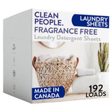 The Clean People Laundry Detergent Sheets – Hypoallergenic Baby Clothes and Bedding Wash for Sensitive Skin
