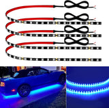 LEDMOMO Mood LED Strip Lights for Living Room & Bedroom Aesthetic, 12V Plug-and-Play 4-Pack