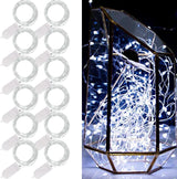 WATERGLIDE Fire Free String Lights – Smoke Free and Pet Safe Battery LED Strand for Family Living Room, Multicolor