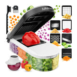 Fullstar Core Vegetable Chopper - Whole Food Prep Tool, 6-in-1 Vegetable Chopper for Clean Eating