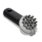 OXO Good Grips Cast Iron Brush – Portable Outdoor Cookware Scrubber for Campfire, Patio Grill, and Fire Pit Cleanup