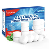 Vacplus In-Tank Toilet Tablets 20 Pack – Task Offloading for High-Output Households, 15-Day Set-and-Forget Freshness