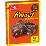 Betty Crocker REESE'S Brownie Mix with Peanut Butter Chips – Kid-Approved Peanut Butter Brownie for Playdates and Classroom Events