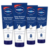 Vaseline Intensive Care Rich Cream – Mindful Daily Moisturizing Ritual for Eczema-Prone Adults, Unscented, 9 oz, 4 Pack