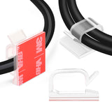 XHF Renter-Safe Cable Clips for Apartment Walls, Damage-Free Adhesive Wire Holders for Family Homes
