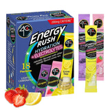 4C Energy Rush Hydration Stix – Daily Wellness Routine Add-On for Electrolytes and Clean Energy, 18ct Pack