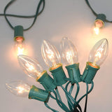 Holiday Brilliance Plastic C9 Bulb Strand – Break Resistant, Low Heat LED Lights for Sleep Safe Nighttime Ambiance