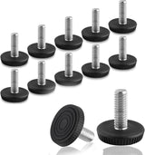 IronFix Adjustable Furniture Levelers – Portable Camping Table & Patio Floor Stabilizer, Corrosion-Resistant Feet 12 Pack