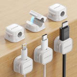 JOYROOM Adhesive Cord Holder for Secure Cable Routing, Magnetic Lock Prevents Loose Wires