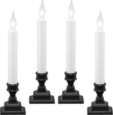 612 Vermont LED Window Candle Antique Bronze – Cool to the Touch Holiday Glow for Toddler Safe Homes