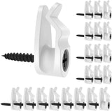 Lumicor Rust Proof Light Hanger Clips for Long Term Outdoor Use – Safe PA Plastic Hooks That Won't Corrode or Stain Siding