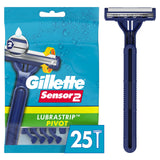 Gillette Sensor2 Pivoting Head Disposable Razors – Gentle Sensitive-Skin Shave for a Calmer Morning Ritual
