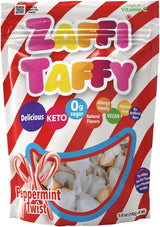 Zollipops KETO Taffy Natural Fruit 5oz Stand-Up Pouch – Travel-Sized Sugar-Free Candy for Road Trips and Work Conferences