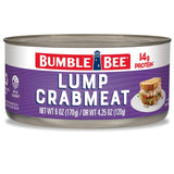 Bumble Bee Lump Crab Meat – Streamlined Seafood Staple, Space-Saving 6 oz Format
