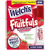 Welch's Absolute Fruitfuls Strawberry Fruit Strips – Simple Whole-Fruit Snack with No Artificial Dyes or Additives