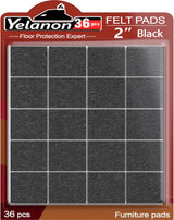 Yelanon Felt Floor Protectors - Neutral Tone Pads for Intentional Minimalist Interiors, Mixed Pack