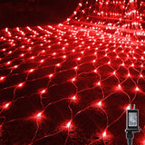 WATERGLIDE Outdoor Net Lights 12ft x 5ft 360 LED 7-Color Mesh for Housewarming, Holiday, and Hostess Gifting