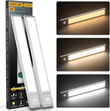 LuminEdge Closet Light – Practical Birthday Gift for Mom and Her, Brushed Finish Wireless LED with USB-C