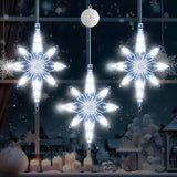 Lumalights Suction-Cup Christmas Lights – Cord-Free Holiday Decor for Glass Doors, Gates & Outdoor Windows
