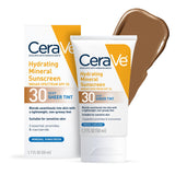 CeraVe Tinted Mineral Sunscreen SPF 30 – Gentle Daily Face Protection for All Ages