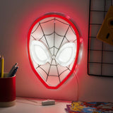 Spiderman Mask Neon Light – Uncluttered Wall Decor for Small Spaces, Compact 10 Inch Accent for Studio Apartments