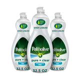 Palmolive Ultra Pure + Clear Dish Soap – Hypoallergenic Fragrance-Free Formula for Allergy-Prone Wellness Routines