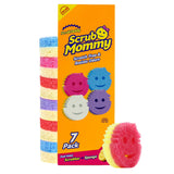 Scrub Mommy Streamlined Kitchen Sponges – Simple, Neutral Color-Coded 5-Pack for Clean Spaces