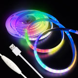 COB Light Strip – Flameless Night Light for Nurseries, Dimmable Soft White