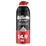 Gillette Foamy Classic Shave Foam for Men, Practical Holiday Gift for the Daily Shaver on Your List, 14.9 Oz