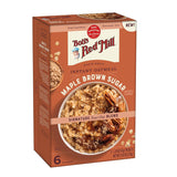 Bob's Red Mill Four-Grain Oat Blend Maple Brown Sugar – Fiber-Rich Breakfast for Health-Conscious Meal Planners, 6 Single-Serve