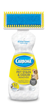 Carbona 2-in-1 Oxy-Powered Pet Stain & Odor Remover for Nursery Carpet, Non-Toxic Urine Stain Remover for Crawling Babies