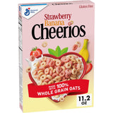 Gluten Free Cheerios Strawberry Banana – Family Kitchen Breakfast Cereal Kids Love, Whole Grain Oats