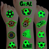 Soccer Ball Pre-Cut Tattoo Bundle – End of Season Gift for Youth Team Players and Junior Sports Enthusiasts